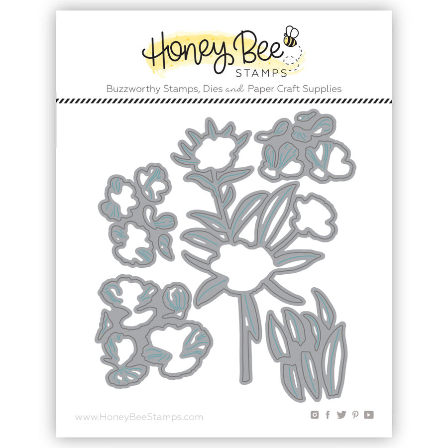 Honey Bee Stamps - Honey Cuts - Lovely Layers: Dianthus