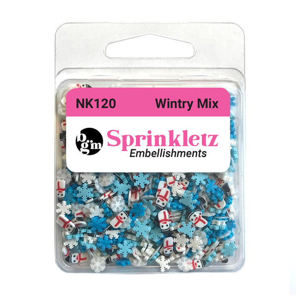 Buttons Galore and More - Sprinkletz - Wintry Mix