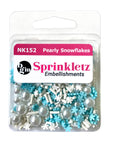Buttons Galore and More - Sprinkletz - Pearly Snowflakes