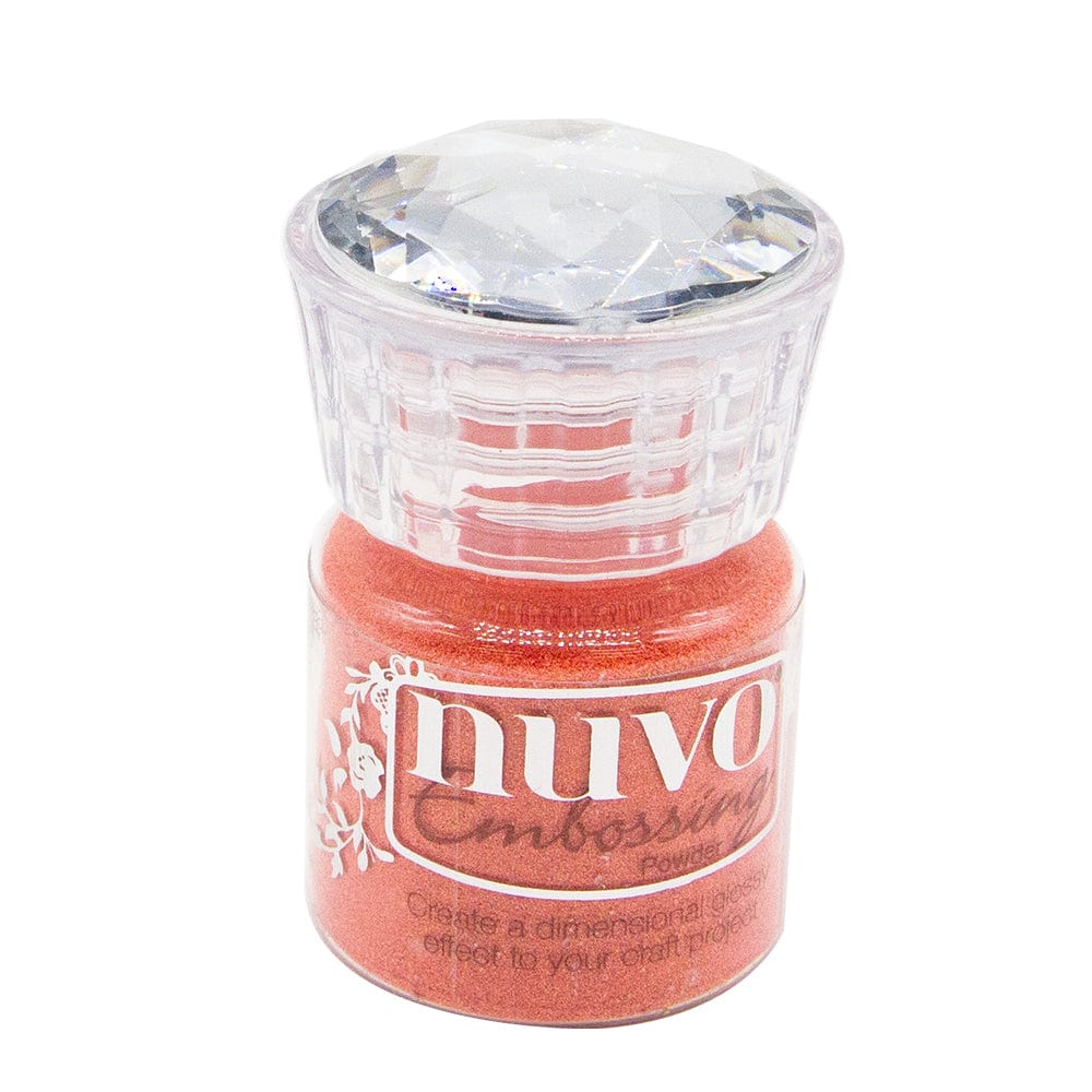 Nuvo - Embossing Powder - Coral Chic-ScrapbookPal
