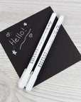 Nuvo - Gel Pens - White, 2 pack-ScrapbookPal