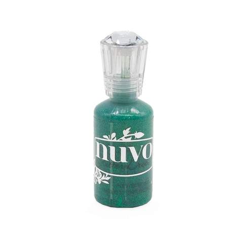 Nuvo - Glitter Drops - Grotto Green-ScrapbookPal
