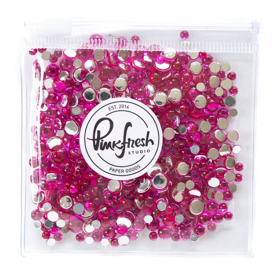 Pinkfresh Studio - Clear Drops - Magenta-ScrapbookPal