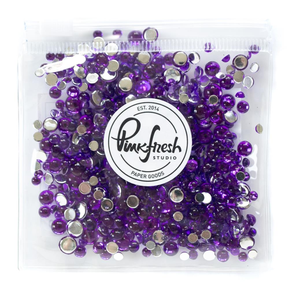 Pinkfresh Studio - Clear Drops - Purple-ScrapbookPal