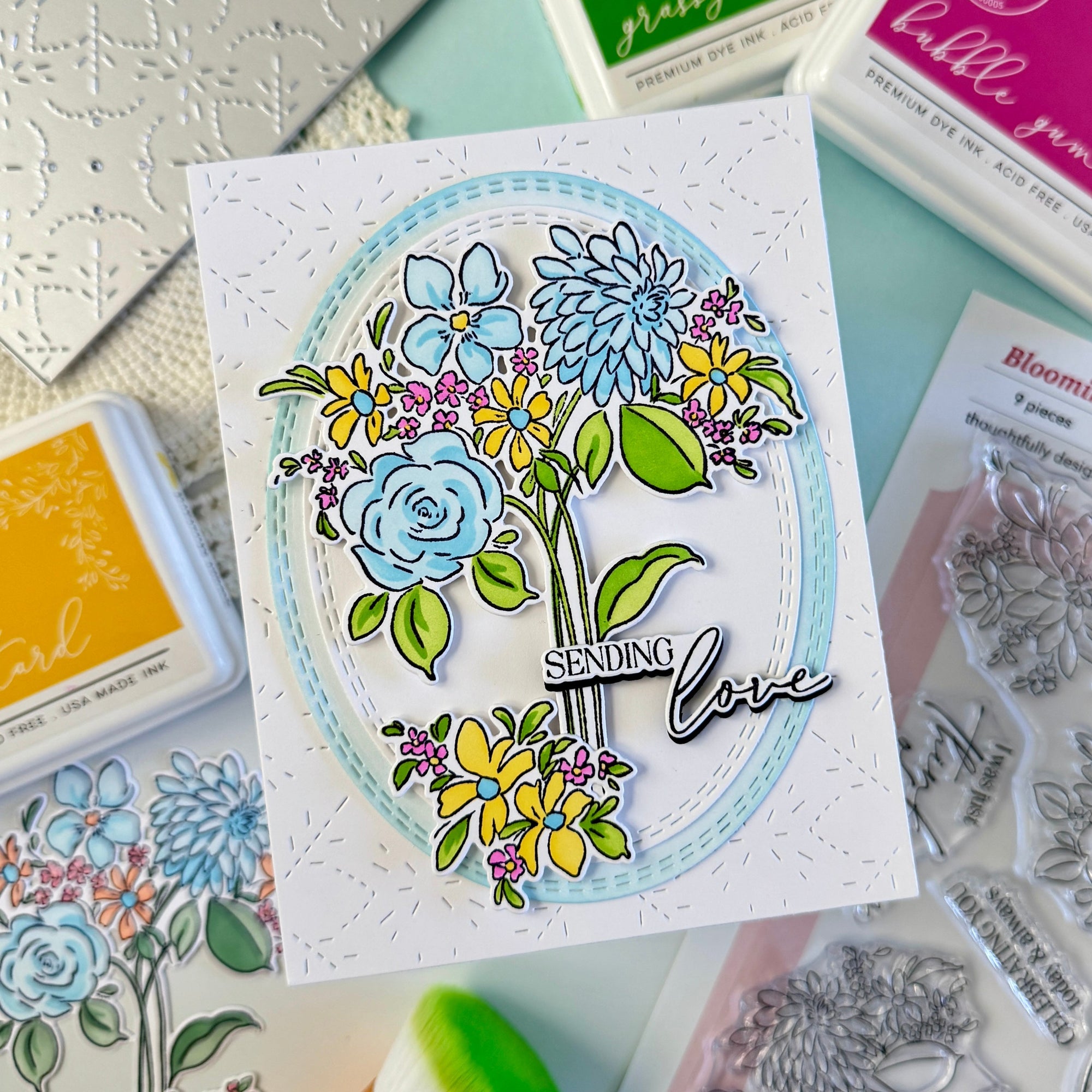 Pinkfresh Studio - Clear Stamps - Blooming Daydream-ScrapbookPal