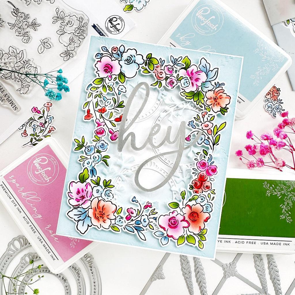 Pinkfresh Studio - Clear Stamps - Blooming Grace-ScrapbookPal