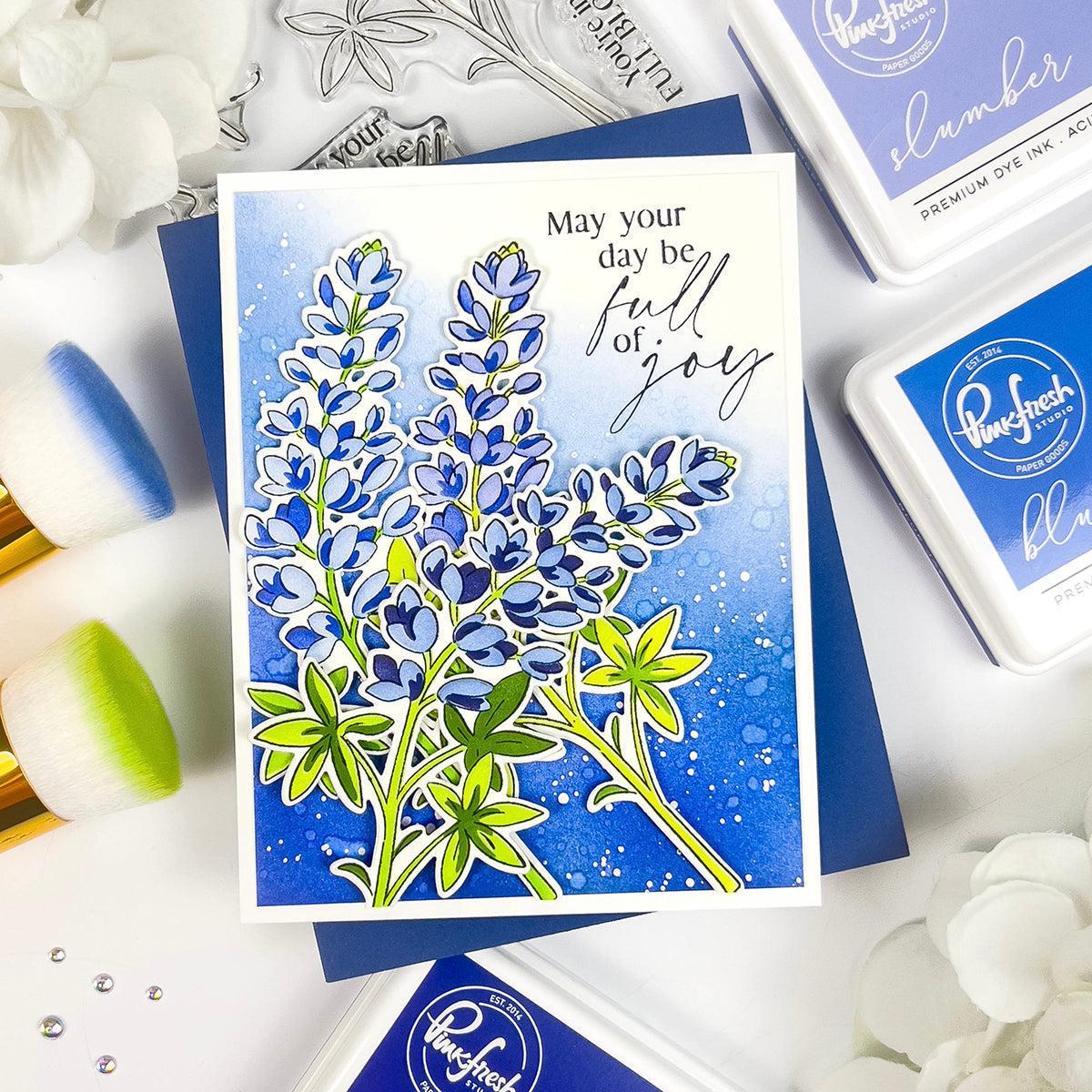 Pinkfresh Studio - Clear Stamps - Bluebonnet Bliss-ScrapbookPal