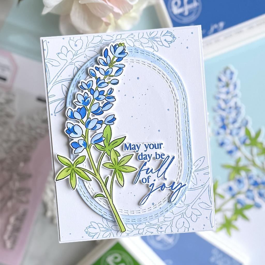 Pinkfresh Studio - Clear Stamps - Bluebonnet Bliss-ScrapbookPal