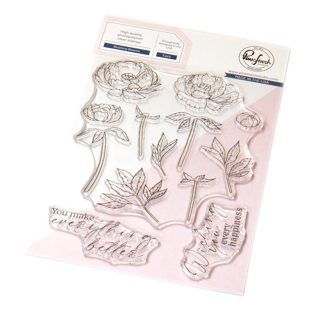 Pinkfresh Studio - Clear Stamps - Blushing Blooms-ScrapbookPal