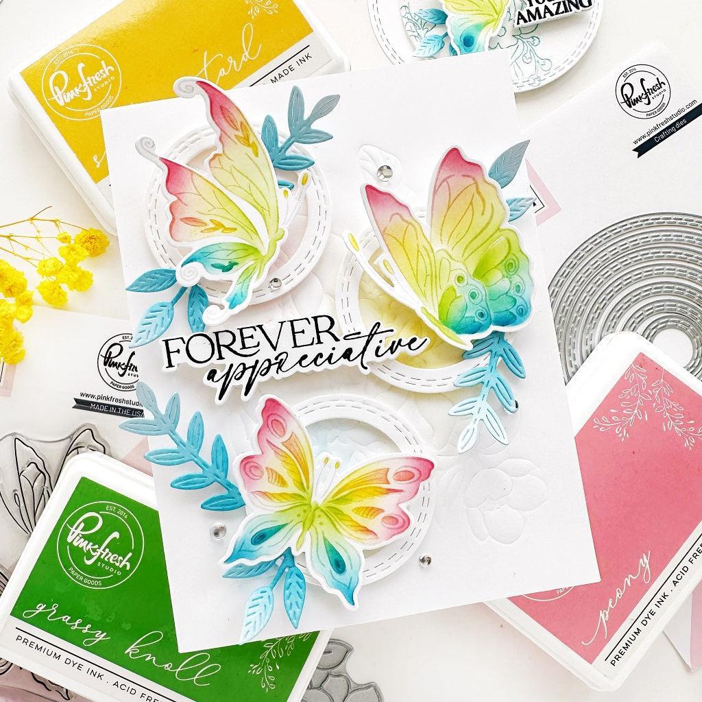 Pinkfresh Studio - Clear Stamps - Butterfly Bliss-ScrapbookPal