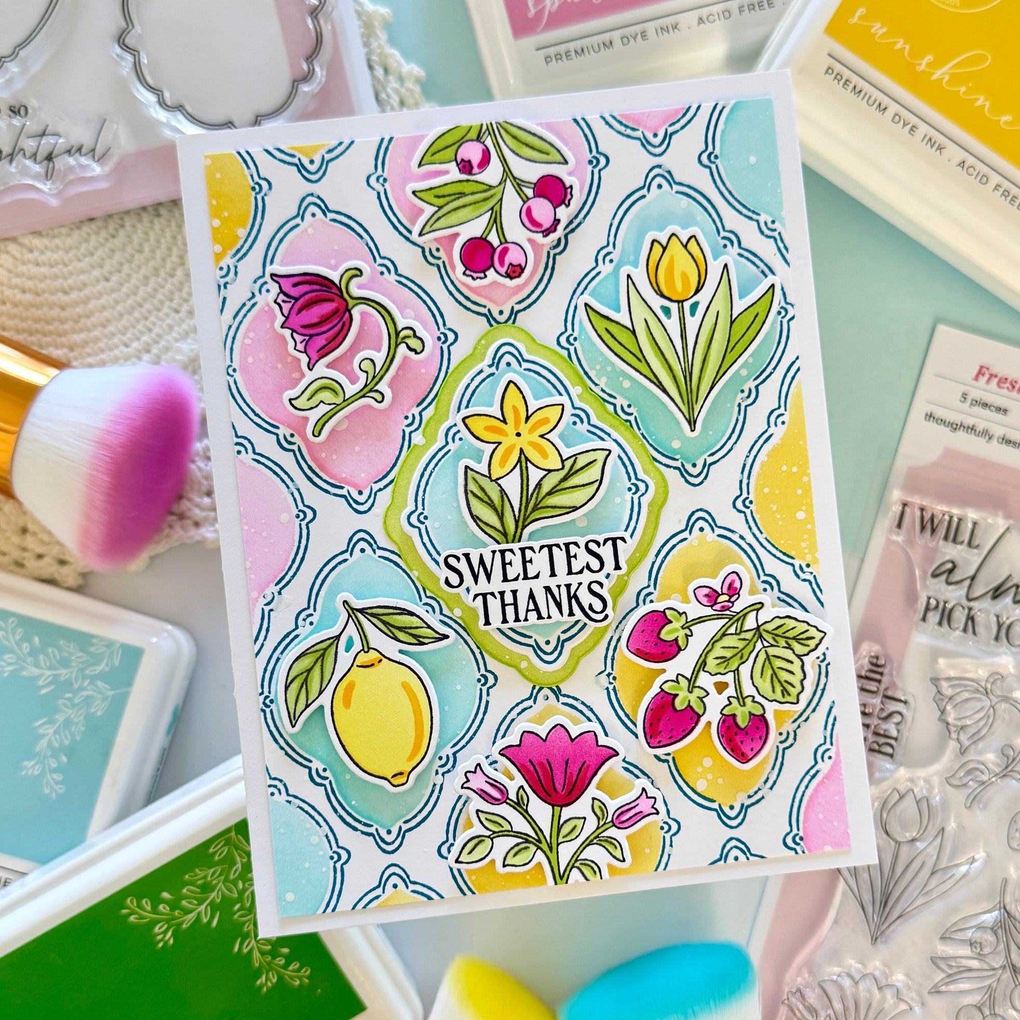 Pinkfresh Studio - Clear Stamps - Cottage Frames-ScrapbookPal