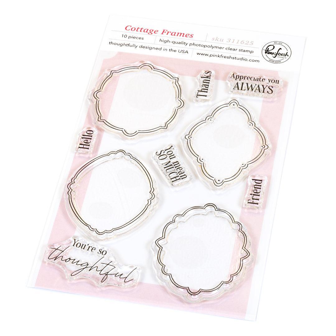 Pinkfresh Studio - Clear Stamps - Cottage Frames-ScrapbookPal