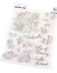 Pinkfresh Studio - Clear Stamps - Cozy Blooms-ScrapbookPal