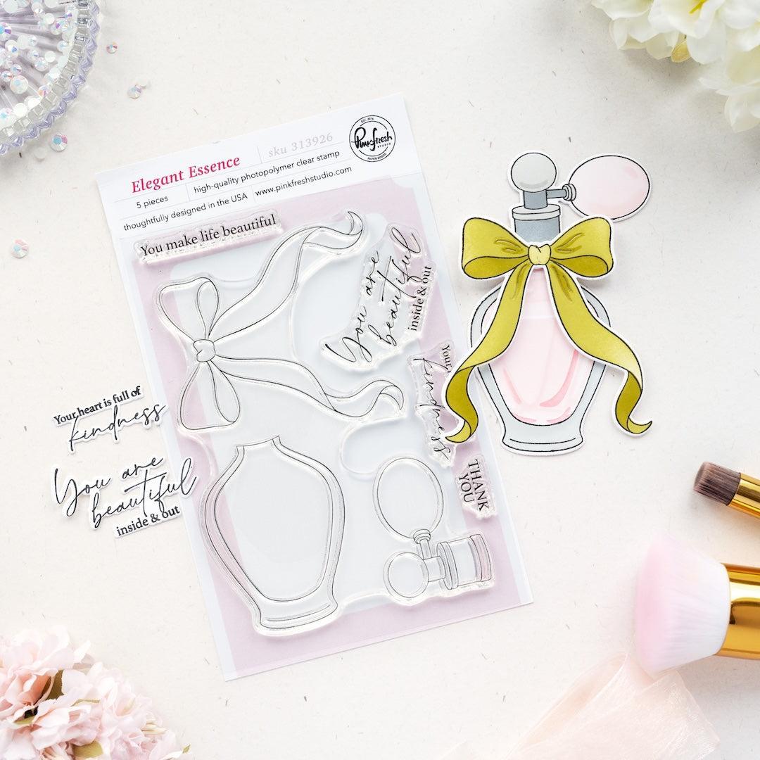 Pinkfresh Studio - Clear Stamps - Elegant Essence-ScrapbookPal