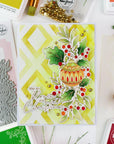 Pinkfresh Studio - Press Plates - Festive Flourish-ScrapbookPal