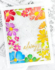 Pinkfresh Studio - Clear Stamps - Floral Border-ScrapbookPal