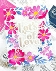 Pinkfresh Studio - Clear Stamps - Floral Border-ScrapbookPal