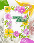 Pinkfresh Studio - Clear Stamps - Floral Border-ScrapbookPal