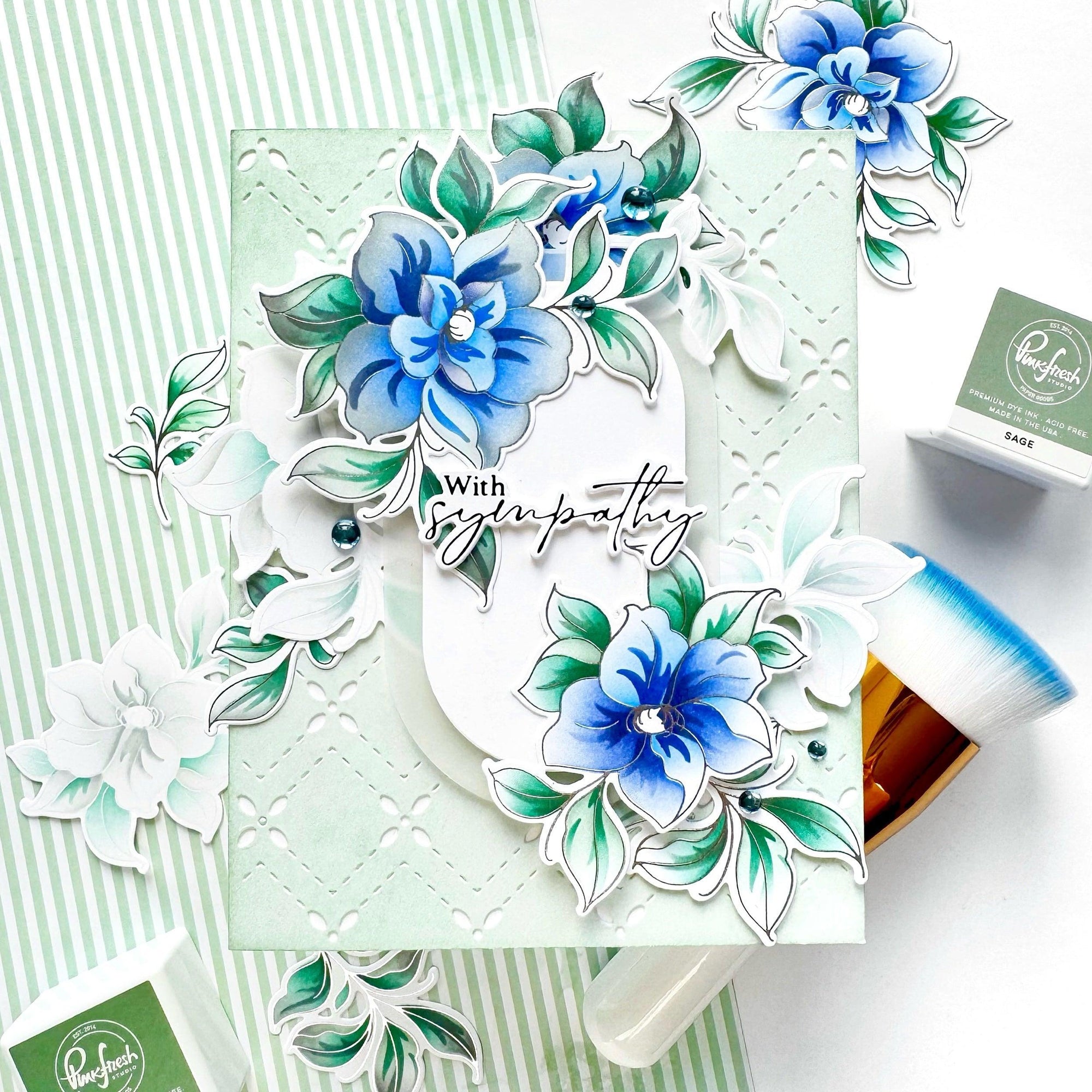 Pinkfresh Studio - Clear Stamps - Floral Daydream-ScrapbookPal