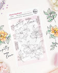 Pinkfresh Studio - Clear Stamps - Floral Daydream-ScrapbookPal
