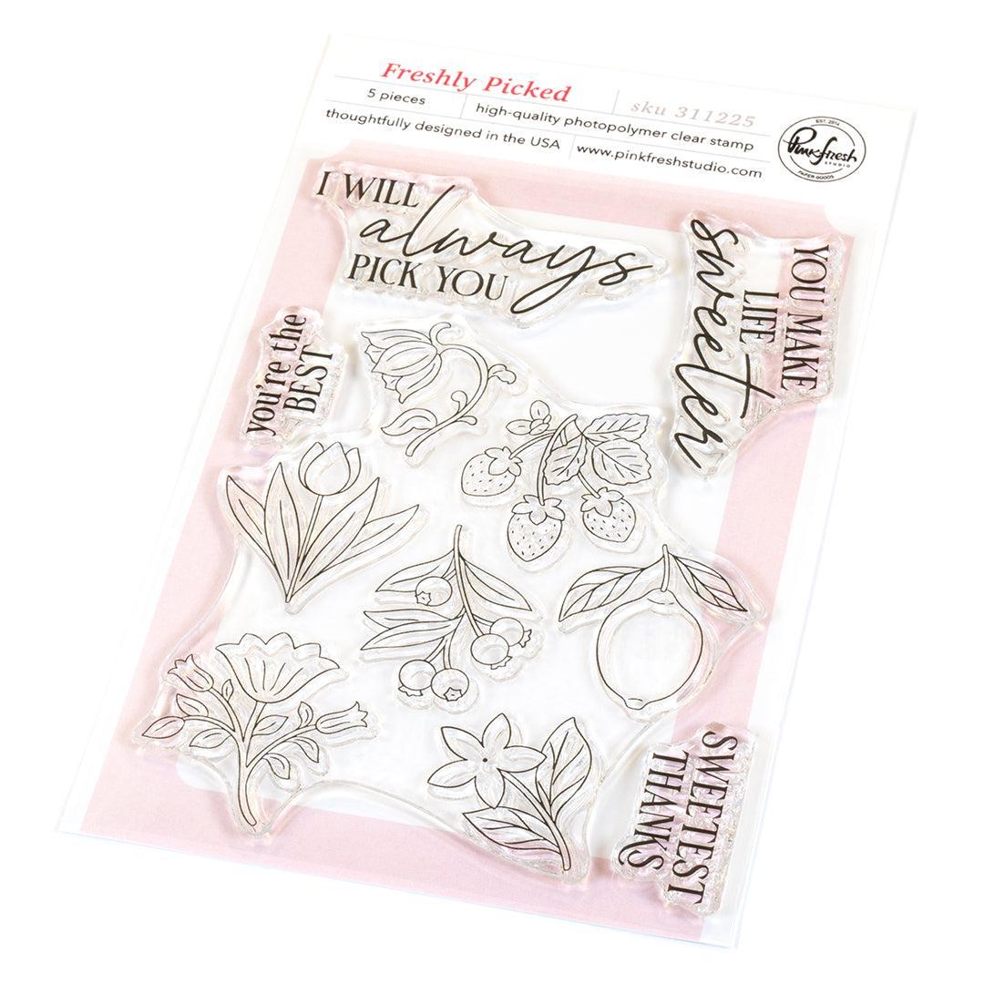 Pinkfresh Studio - Clear Stamps - Freshly Picked-ScrapbookPal