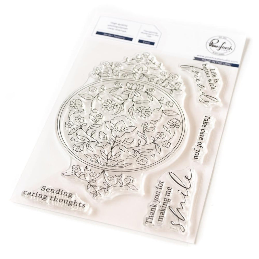 Pinkfresh Studio - Clear Stamps - Garden Tapestry-ScrapbookPal