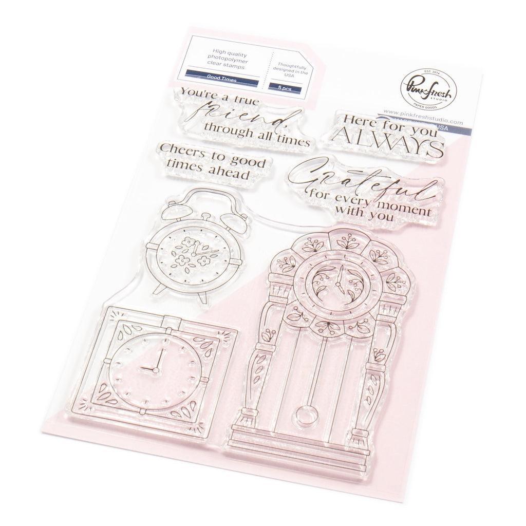 Pinkfresh Studio - Clear Stamps - Good Times-ScrapbookPal