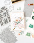 Pinkfresh Studio - Clear Stamps - Happy Vibes-ScrapbookPal