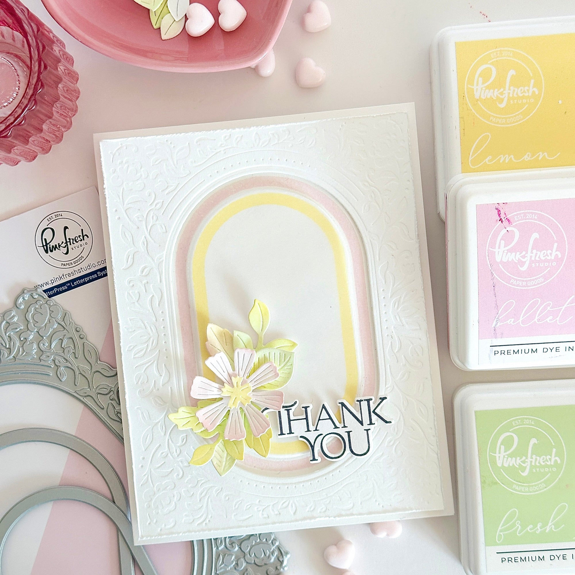 Pinkfresh Studio - Clear Stamps - Here For You Sentiments-ScrapbookPal