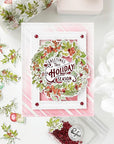 Pinkfresh Studio - Clear Stamps - Holiday Greetings Sentiments-ScrapbookPal