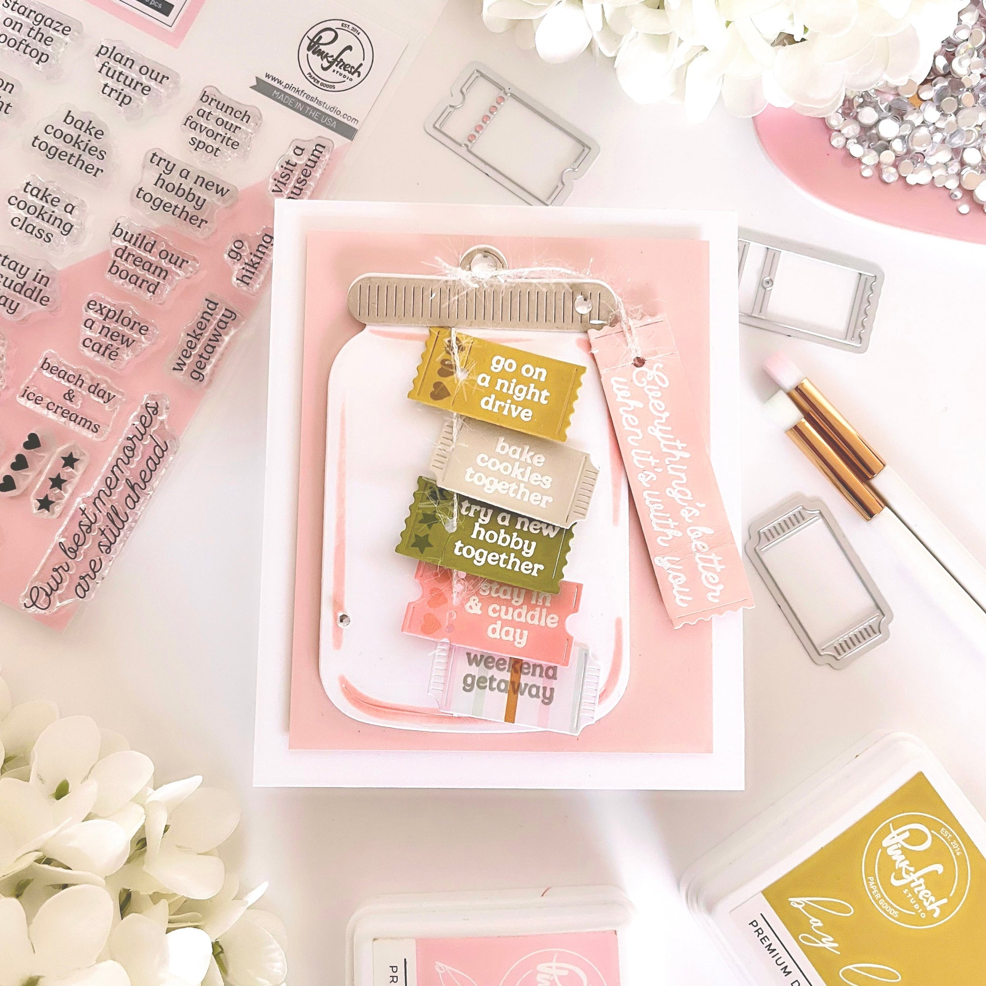 Pinkfresh Studio - Clear Stamps - Little Things With You-ScrapbookPal