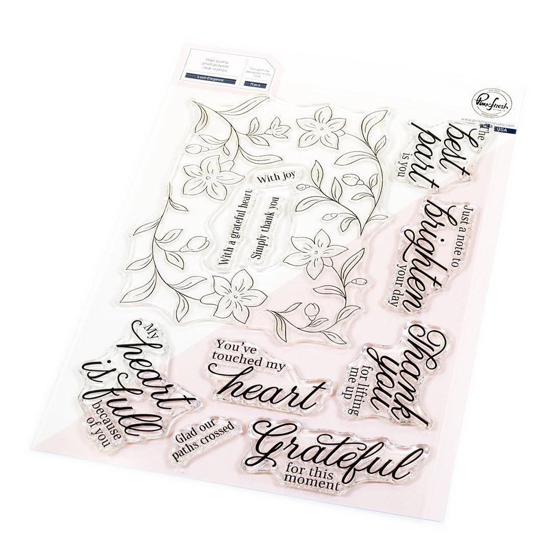 Pinkfresh Studio - Clear Stamps - Lush Elegance-ScrapbookPal
