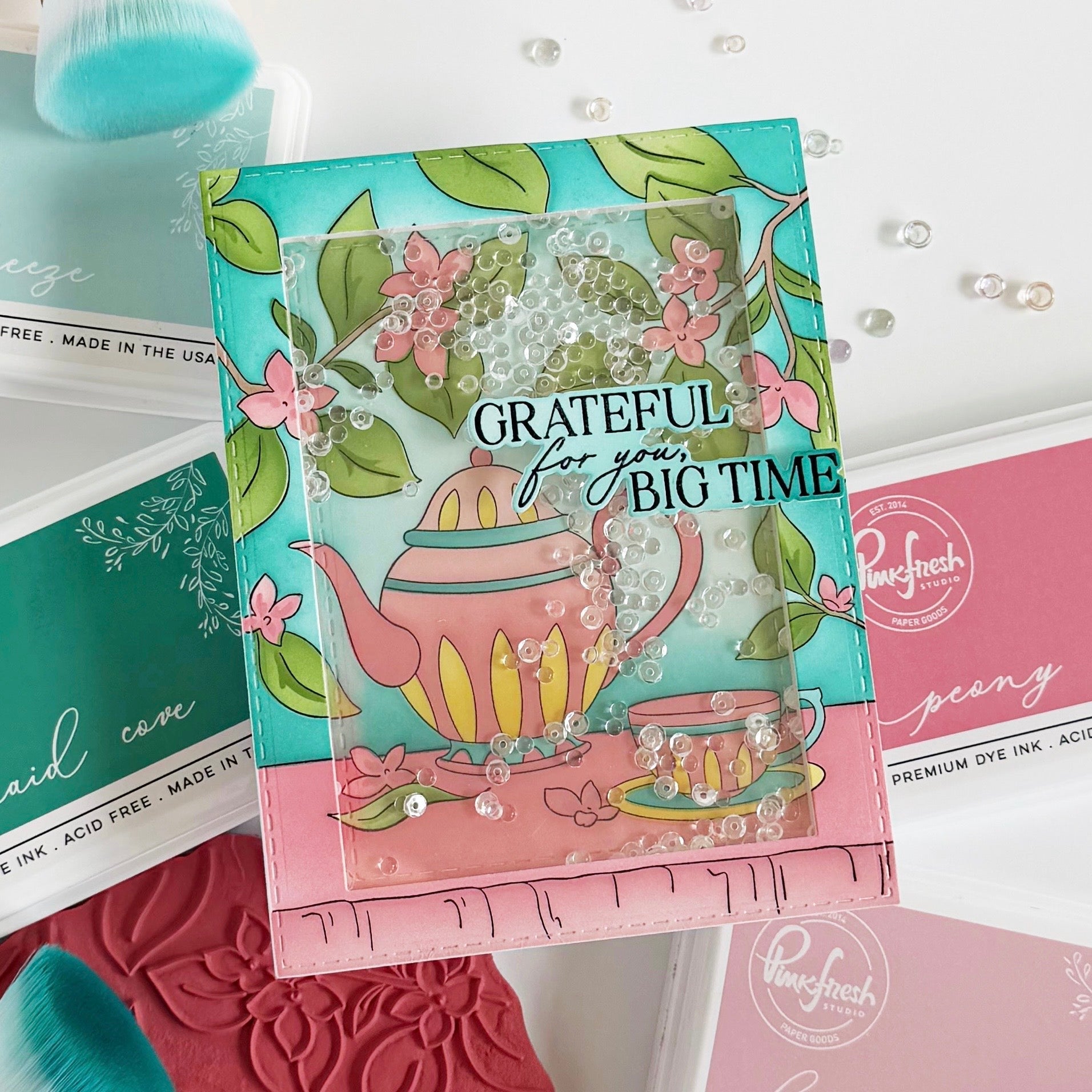 Pinkfresh Studio - Clear Stamps - On My Mind-ScrapbookPal