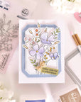 Pinkfresh Studio - Clear Stamps - Playful Petals-ScrapbookPal