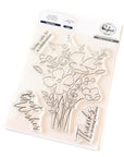 Pinkfresh Studio - Clear Stamps - Playful Petals-ScrapbookPal