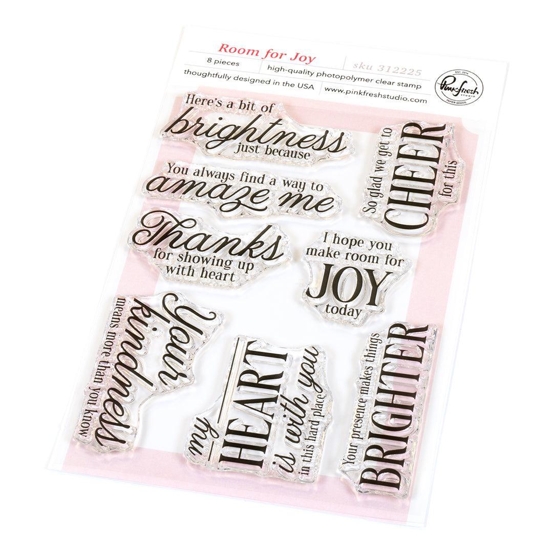 Pinkfresh Studio - Clear Stamps - Room for Joy-ScrapbookPal