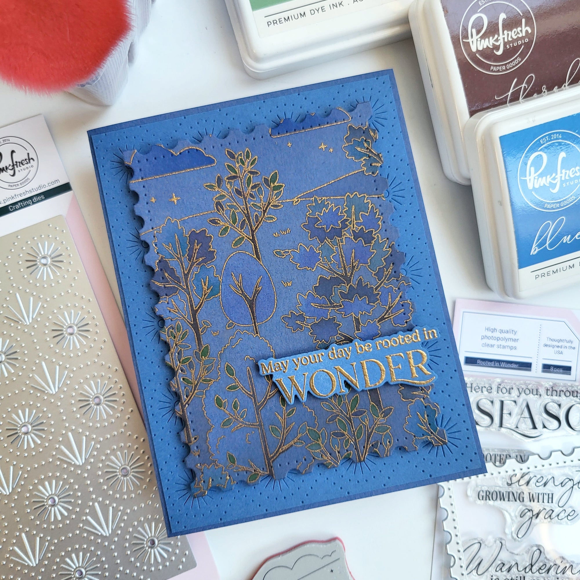 Pinkfresh Studio - Clear Stamps - Rooted in Wonder-ScrapbookPal
