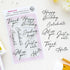 Pinkfresh Studio - Clear Stamps - Simply Said-ScrapbookPal