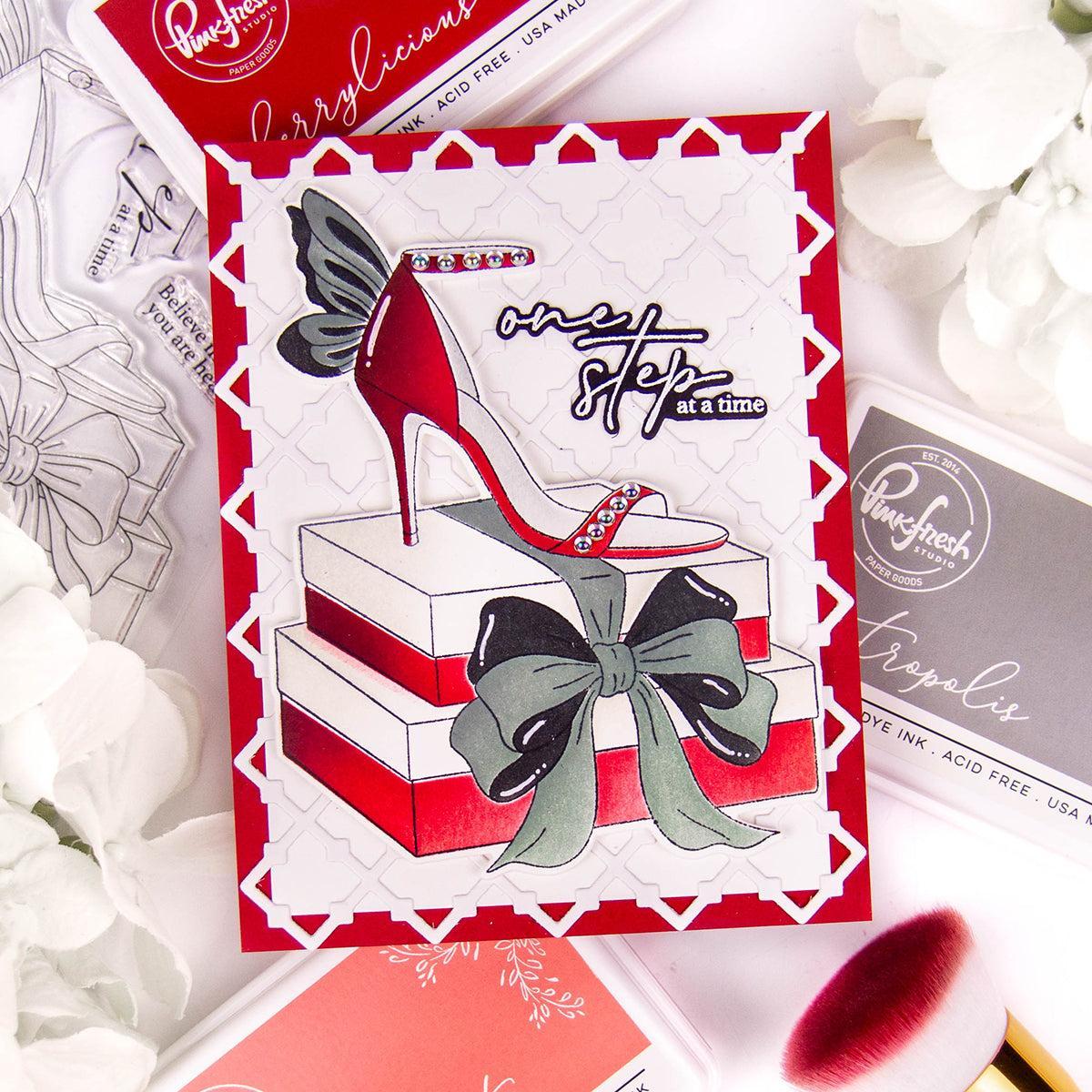 Pinkfresh Studio - Clear Stamps - Step Into Style-ScrapbookPal