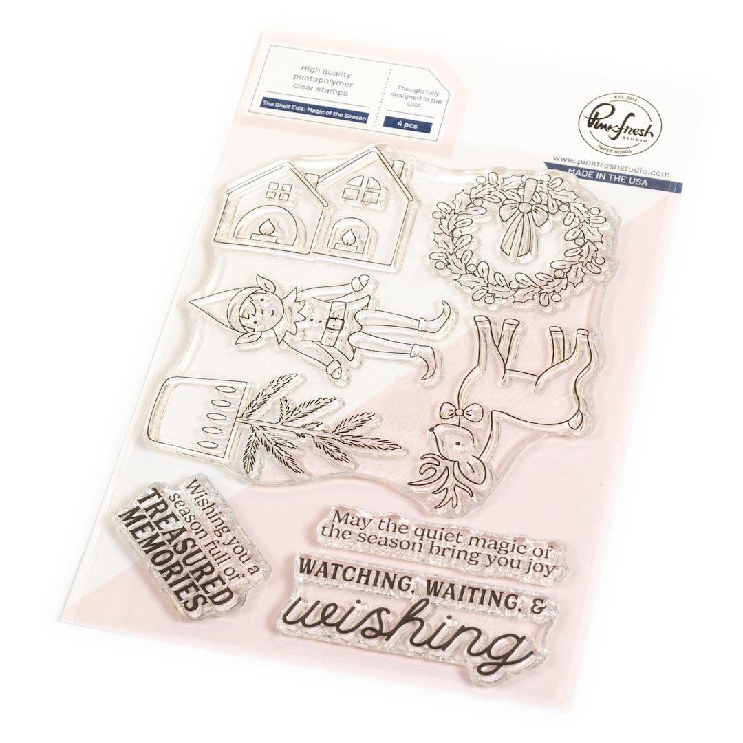 Pinkfresh Studio - Clear Stamps - The Shelf Edit: Magic of the Season-ScrapbookPal