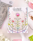 Pinkfresh Studio - Cling Stamps - Art Deco Floral Arch-ScrapbookPal