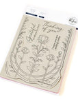 Pinkfresh Studio - Cling Stamps - Art Deco Floral Arch-ScrapbookPal