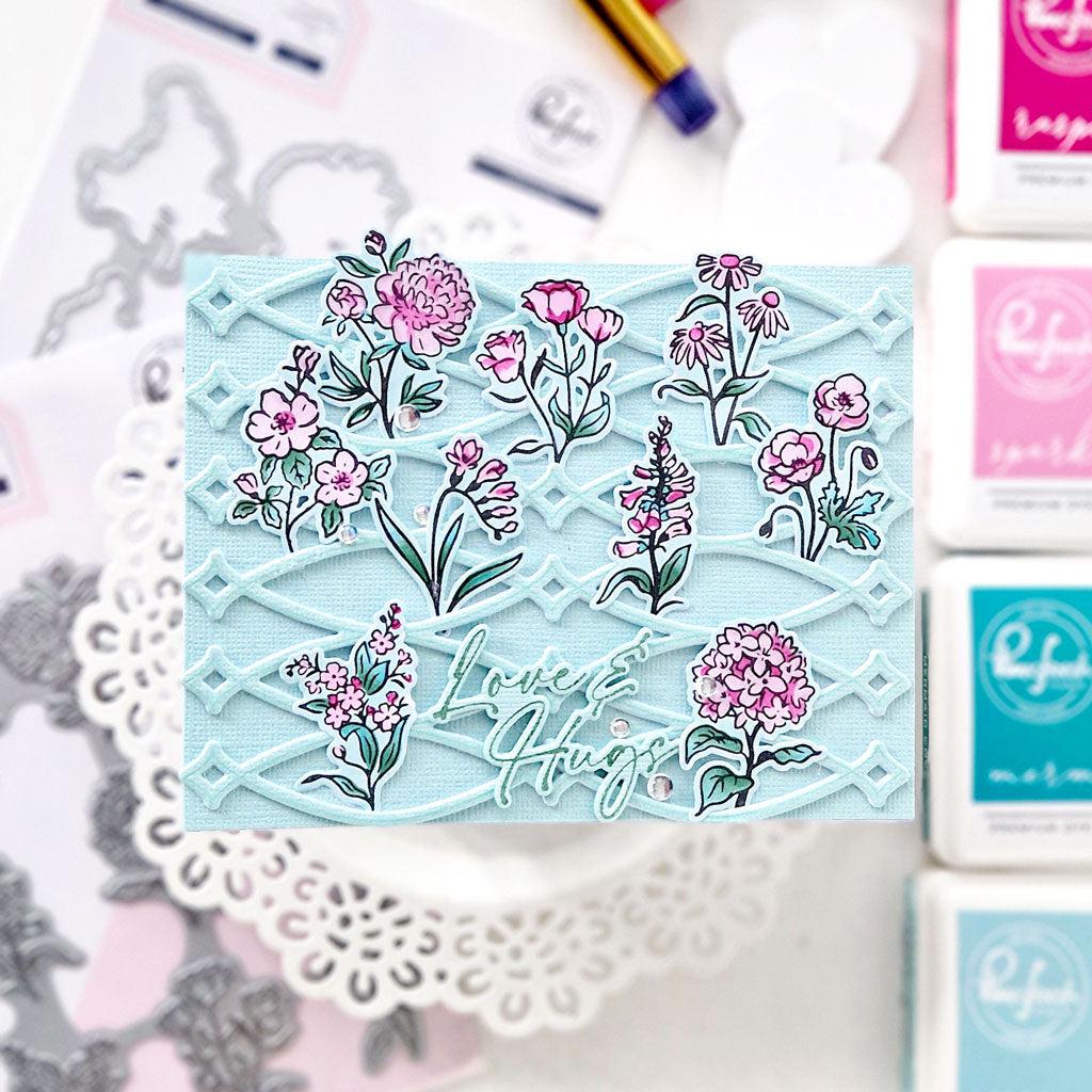 Pinkfresh Studio - Cling Stamps - Beautiful Botanicals-ScrapbookPal