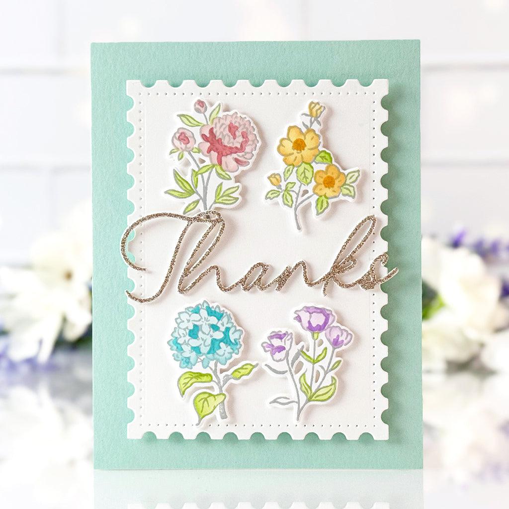 Pinkfresh Studio - Cling Stamps - Beautiful Botanicals-ScrapbookPal