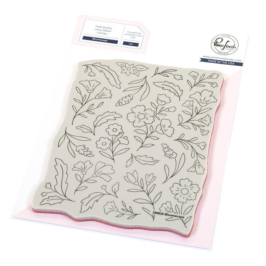Pinkfresh Studio - Cling Stamps - Bloomscape-ScrapbookPal