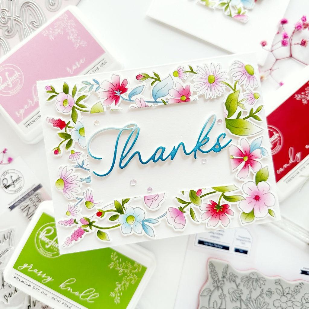 Pinkfresh Studio - Cling Stamps - Garden Medley-ScrapbookPal