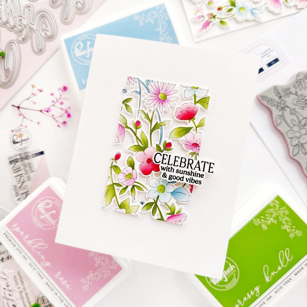 Pinkfresh Studio - Cling Stamps - Garden Medley-ScrapbookPal