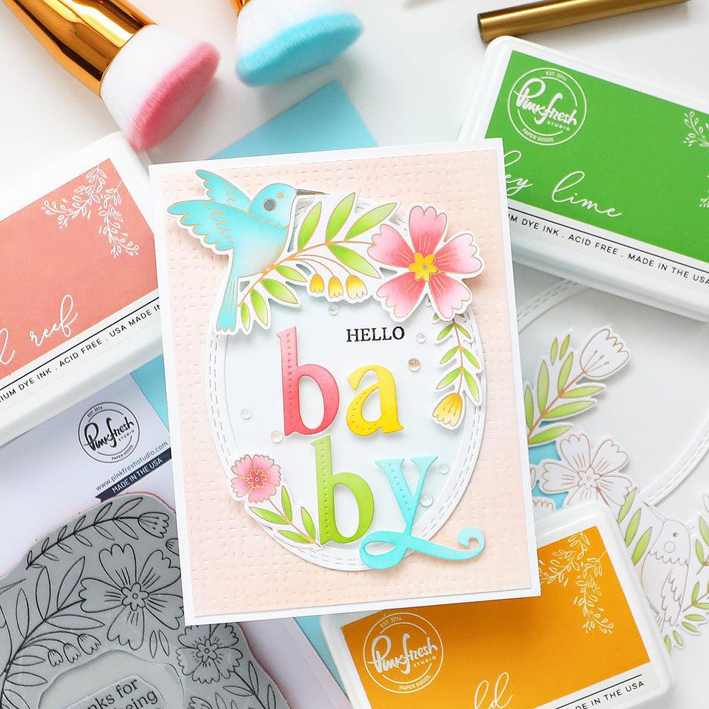 Pinkfresh Studio - Cling Stamps - Happy Hummingbirds-ScrapbookPal