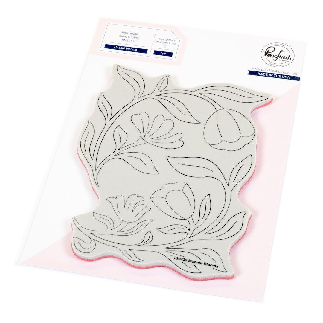 Pinkfresh Studio - Cling Stamps - Moonlit Blooms-ScrapbookPal
