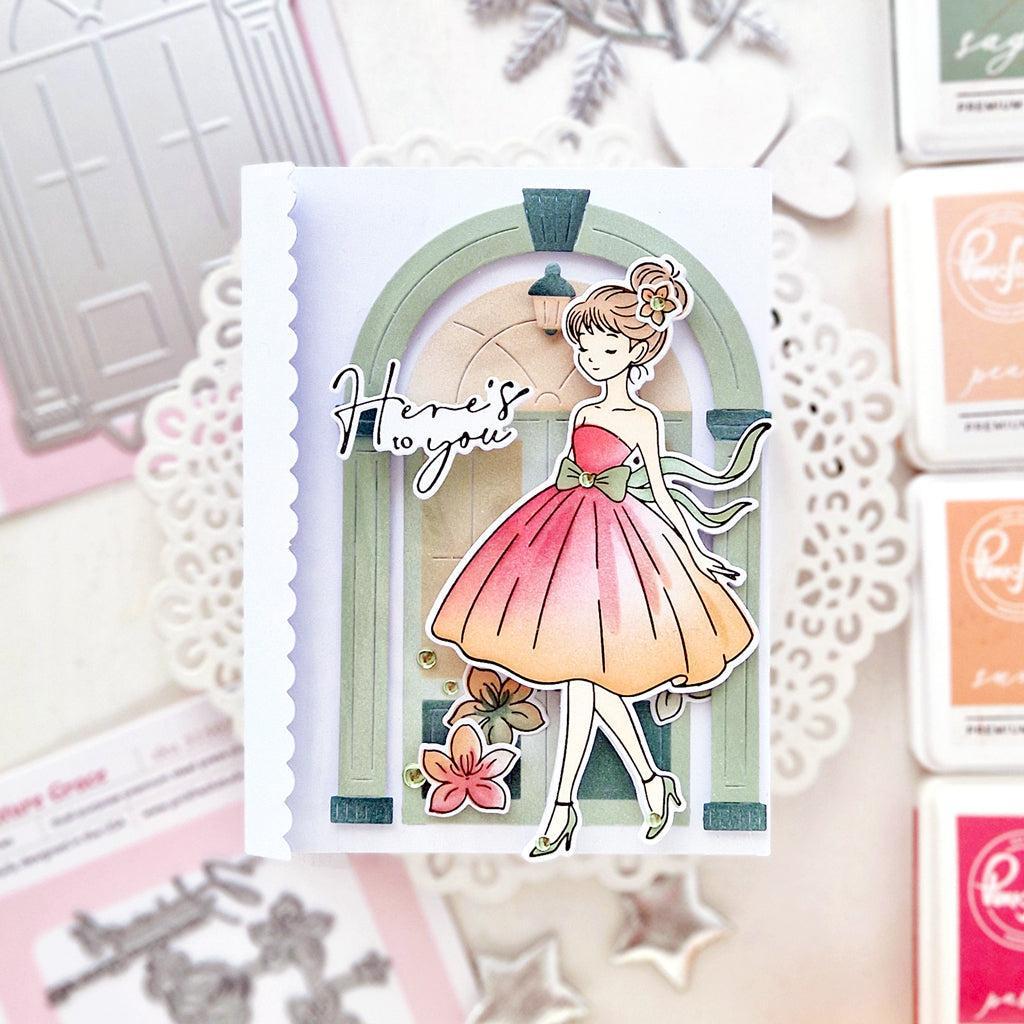 Pinkfresh Studio - Stencils - Arched Elegance-ScrapbookPal